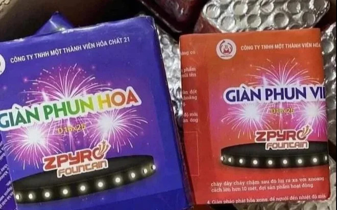 Nhiều người bị lừa khi mua pháo hoa của Z121 trên mạng